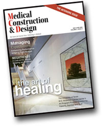 May-June cover of Medical Construction & Design magazine